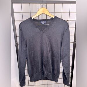 Brooks Brothers Cotton V-neck Pullover Sweater